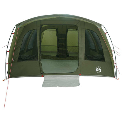 vidaXL Tunnel Tent 427 x 315 x 178 cm Olive Green Polyester and Steel