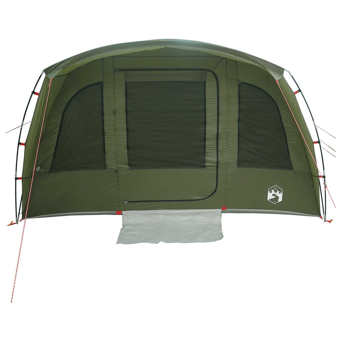 vidaXL Tunnel Tent 427 x 315 x 178 cm Olive Green Polyester and Steel
