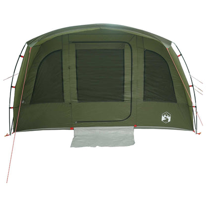 vidaXL Tunnel Tent 427 x 315 x 178 cm Olive Green Polyester and Steel