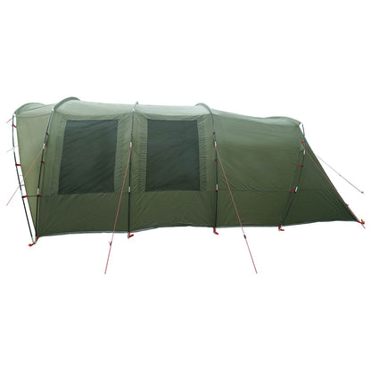 vidaXL Tunnel Tent 427 x 315 x 178 cm Olive Green Polyester and Steel