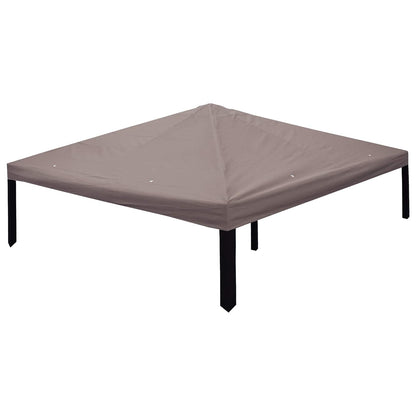 vidaXL Gazebo Cover 300 x 300 cm Taupe Polyester and Steel