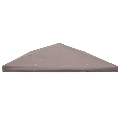 vidaXL Gazebo Cover 300 x 300 cm Taupe Polyester and Steel