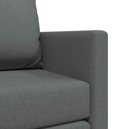 vidaXL Folding Sofa Bed Dark Grey 112 x 60 x 55 cm Fabric