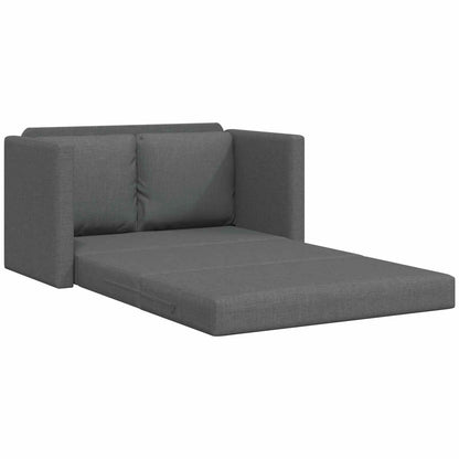 vidaXL Folding Sofa Bed Dark Grey 112 x 60 x 55 cm Fabric