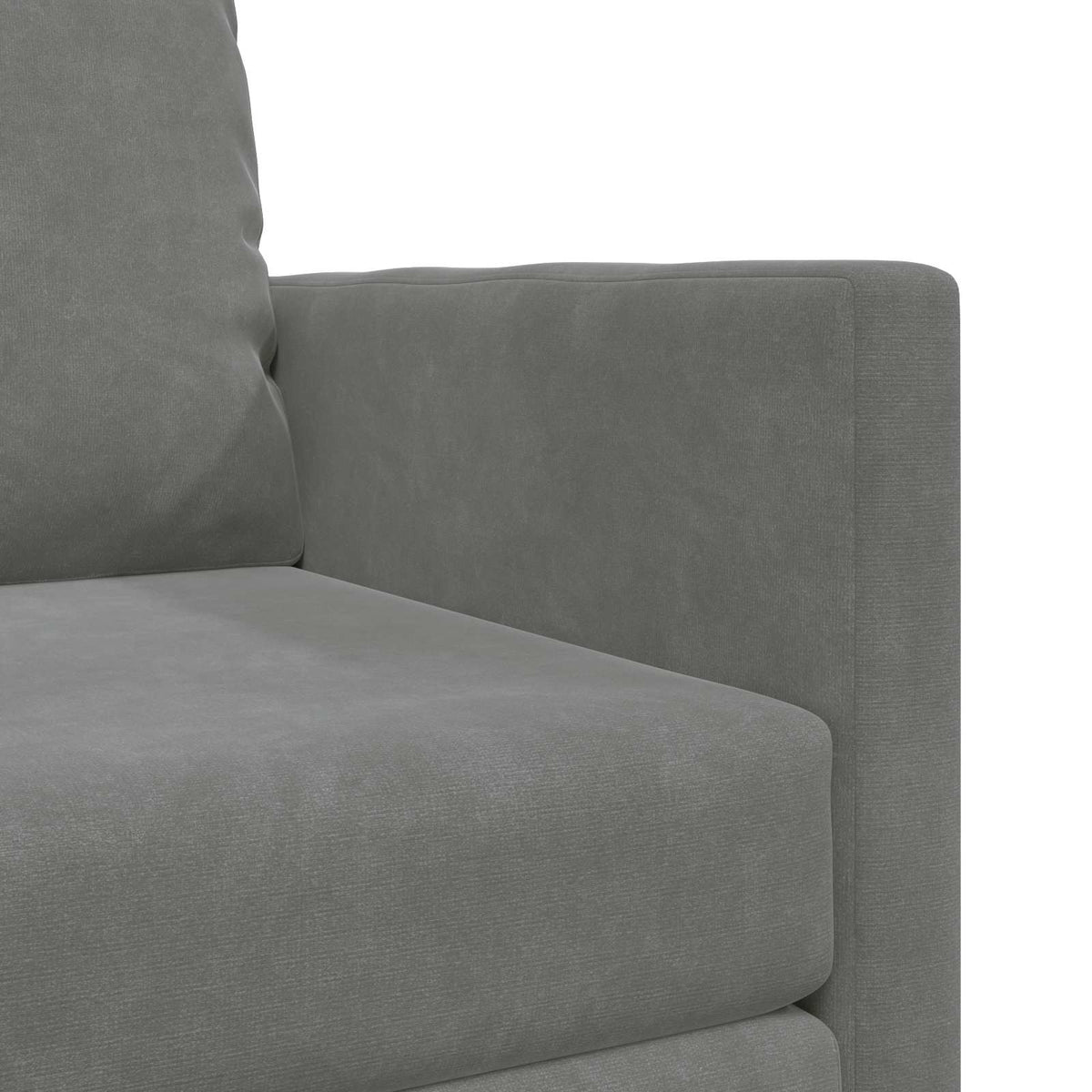 vidaXL Folding Sofa Bed Dark Grey 74 x 77 x 81 cm Velvet