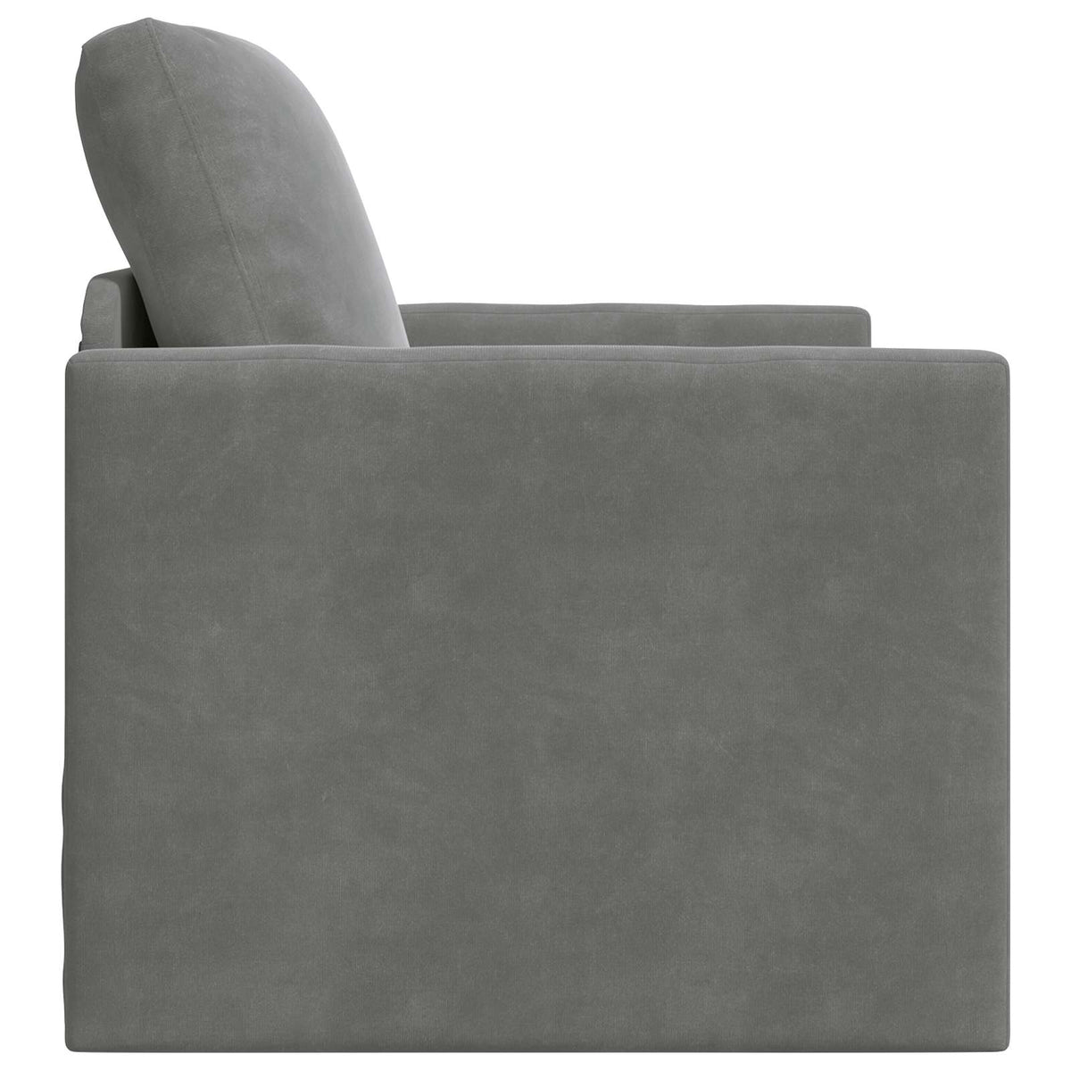 vidaXL Folding Sofa Bed Dark Grey 74 x 77 x 81 cm Velvet