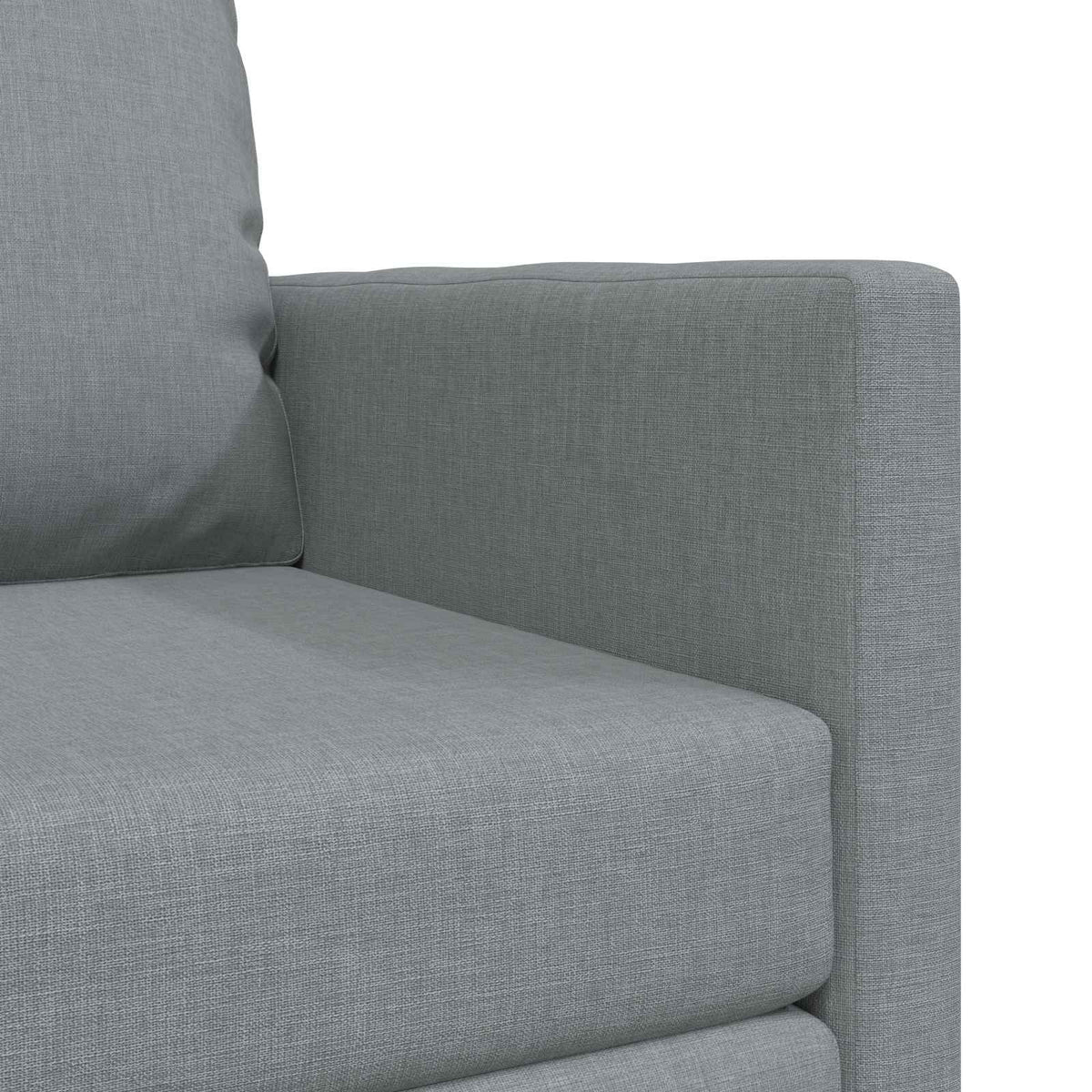 vidaXL Folding Sofa Bed Light Grey 74 x 77 x 81 cm Fabric