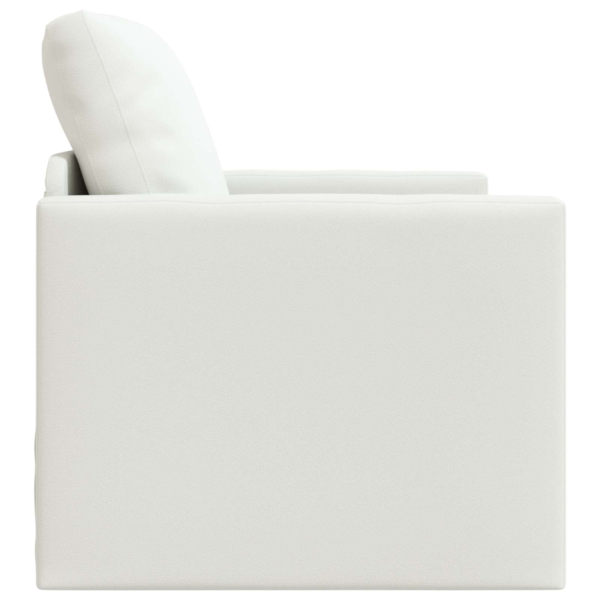 vidaXL Folding Sofa Bed White 74 x 77 x 81 cm Faux Leather