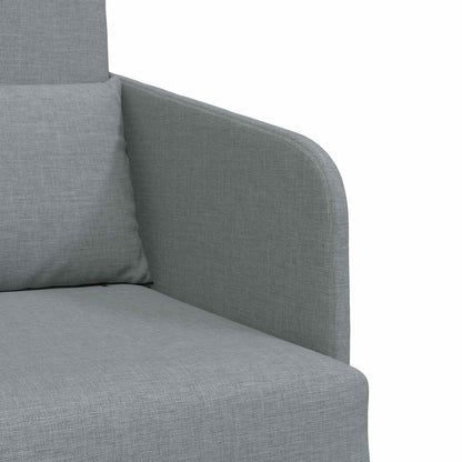 vidaXL Folding Sofa Bed Light Grey 65 x 80 x 83 cm Fabric