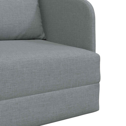 vidaXL Folding Sofa Bed Light Grey 65 x 80 x 83 cm Fabric