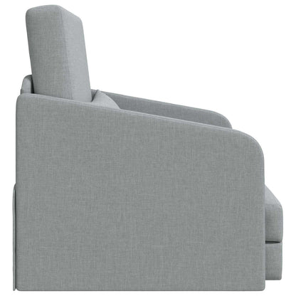 vidaXL Folding Sofa Bed Light Grey 65 x 80 x 83 cm Fabric