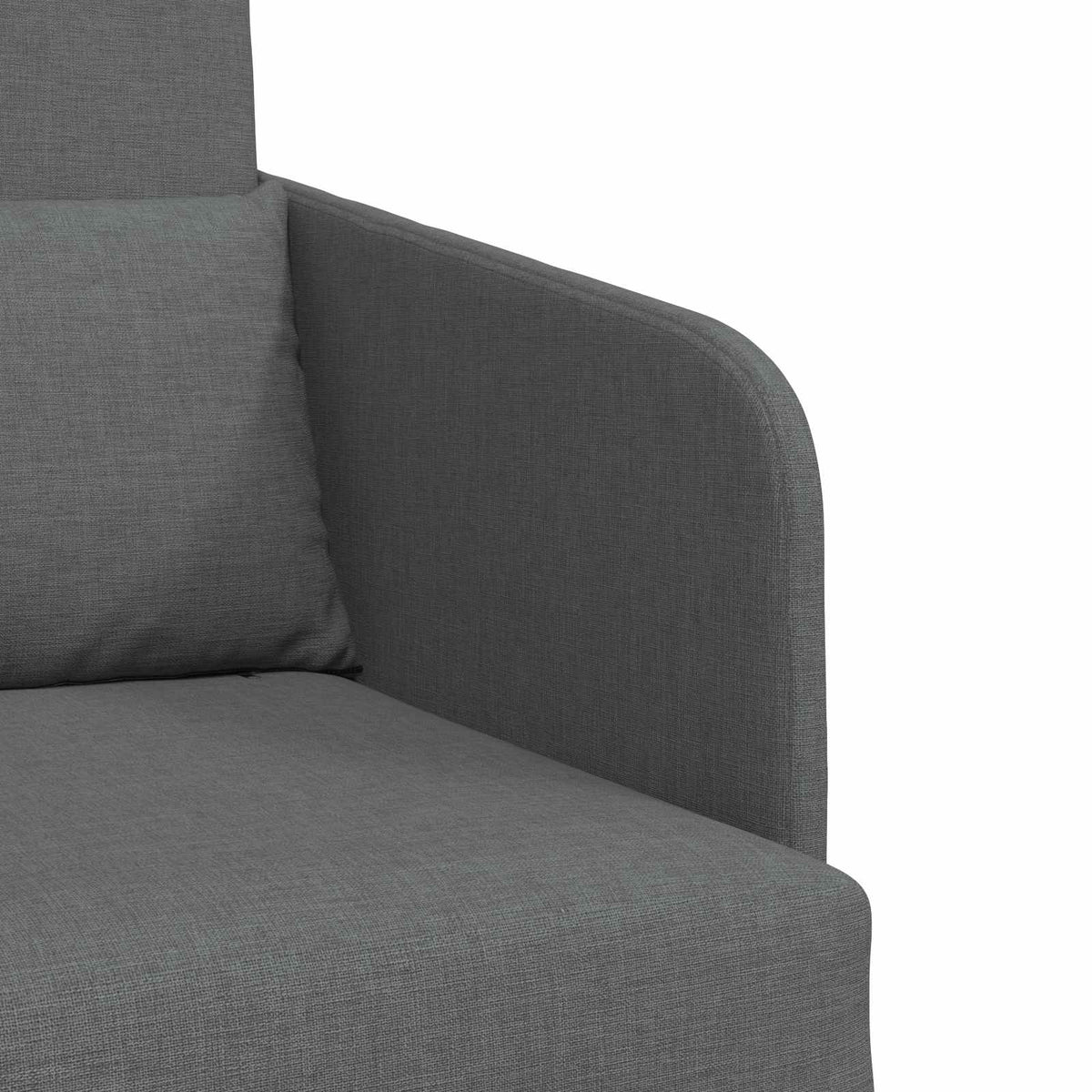 vidaXL Folding Sofa Bed Dark Grey 65 x 80 x 83 cm Fabric