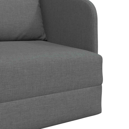 vidaXL Folding Sofa Bed Dark Grey 65 x 80 x 83 cm Fabric