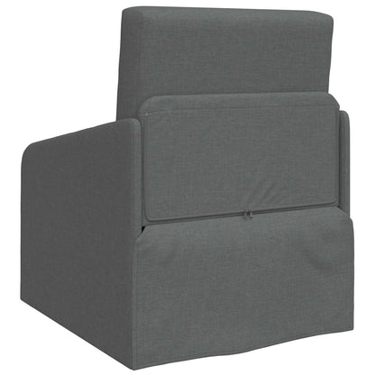 vidaXL Folding Sofa Bed Dark Grey 65 x 80 x 83 cm Fabric
