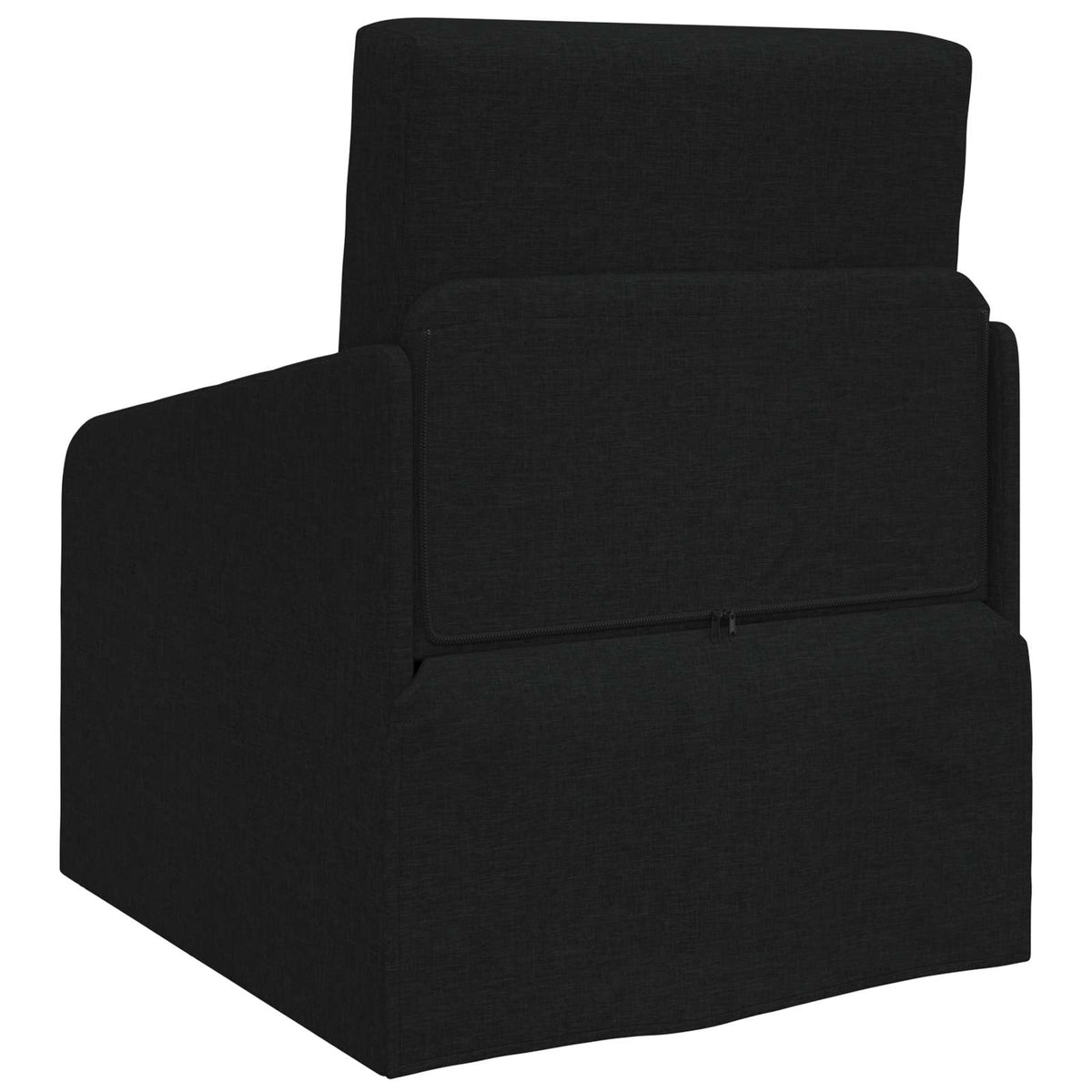 vidaXL Folding Sofa Bed Black 65 x 80 x 83 cm Fabric