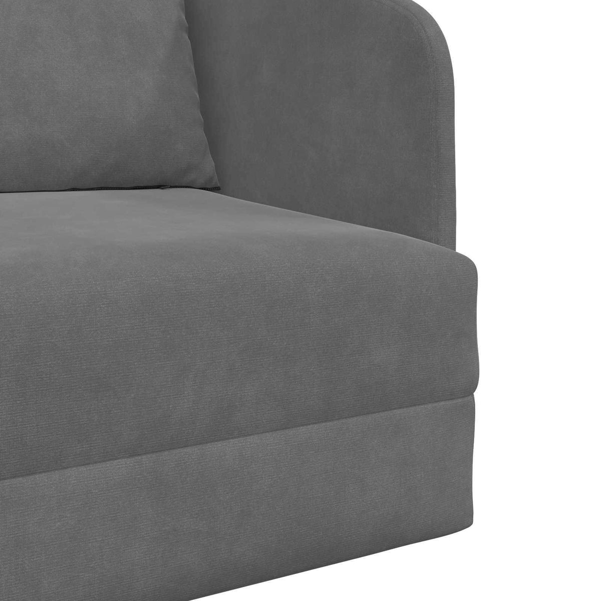 vidaXL Folding Sofa Bed Dark Grey 65 x 80 x 83 cm Velvet