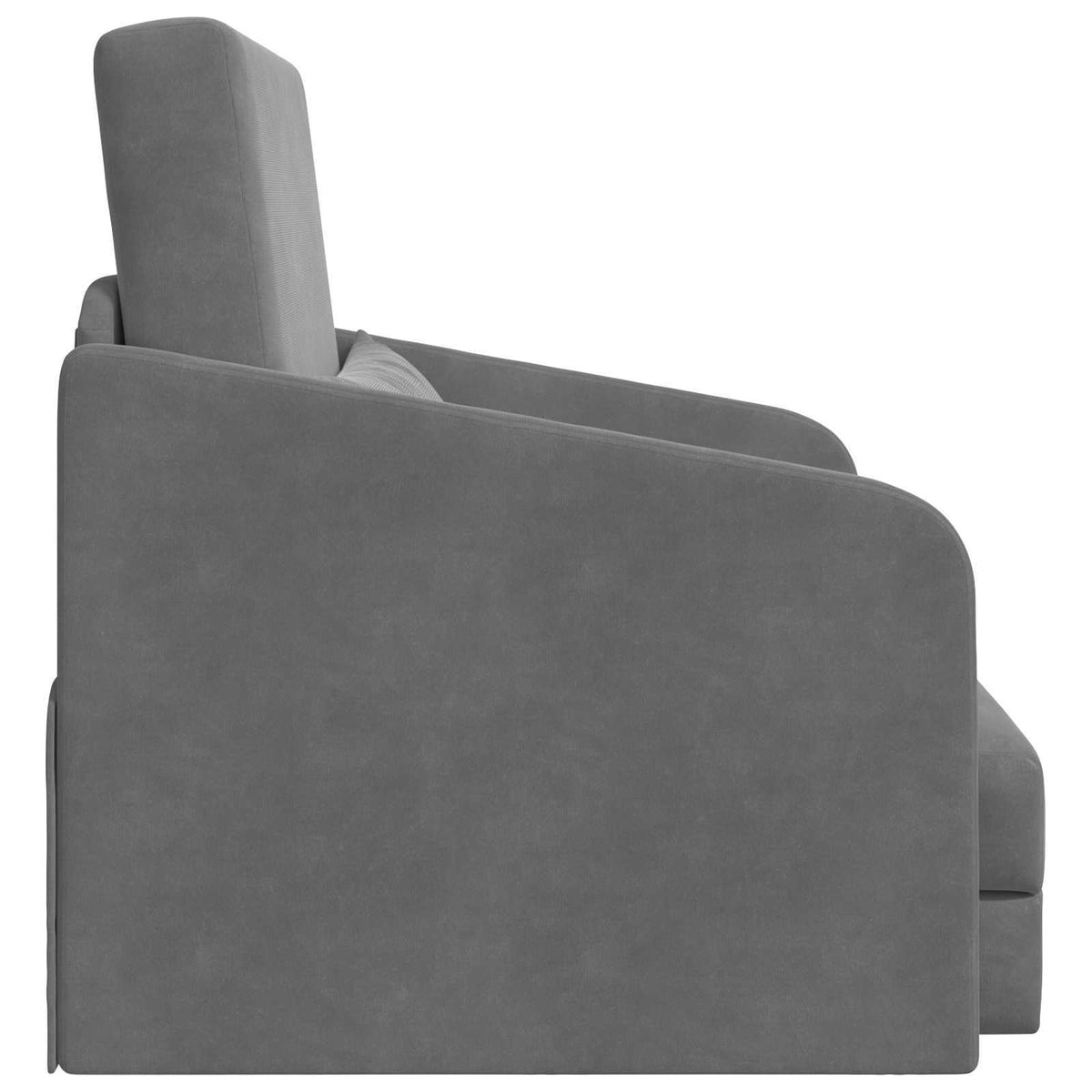 vidaXL Folding Sofa Bed Dark Grey 65 x 80 x 83 cm Velvet