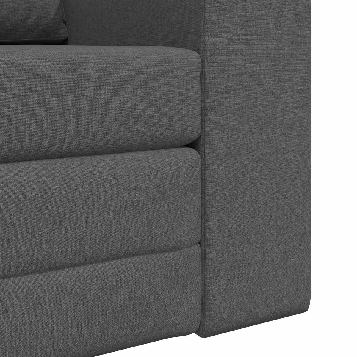 vidaXL Folding Sofa Bed Dark Grey 98 x 71 x 83 cm Fabric