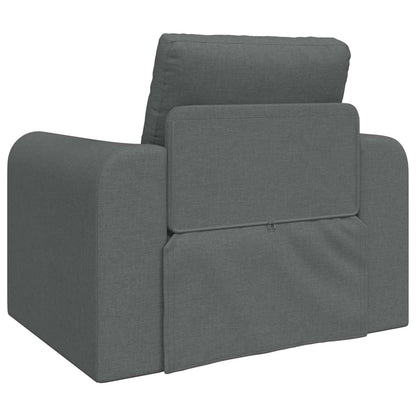 vidaXL Folding Sofa Bed Dark Grey 98 x 71 x 83 cm Fabric