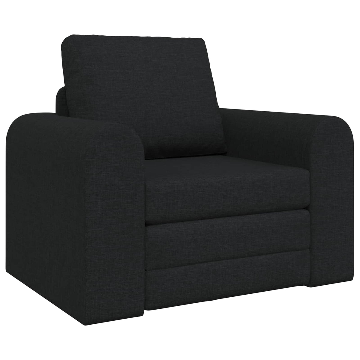 vidaXL Folding Sofa Bed Black 98 x 71 x 83 cm Fabric