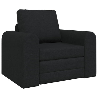 vidaXL Folding Sofa Bed Black 98 x 71 x 83 cm Fabric