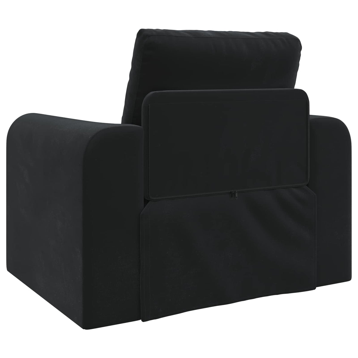 vidaXL Folding Sofa Bed Black 98 x 71 x 83 cm Velvet