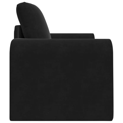 vidaXL Folding Sofa Bed Black 98 x 71 x 83 cm Velvet