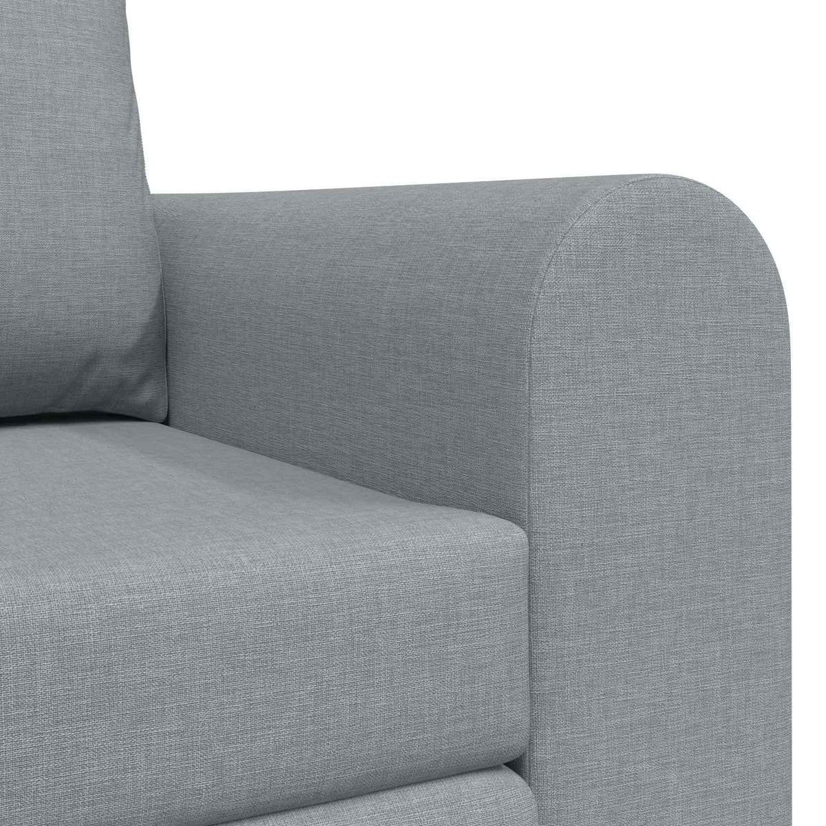 vidaXL Folding Sofa Bed Light Grey 148 x 71 x 83 cm Fabric