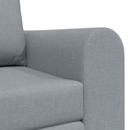 vidaXL Folding Sofa Bed Light Grey 148 x 71 x 83 cm Fabric