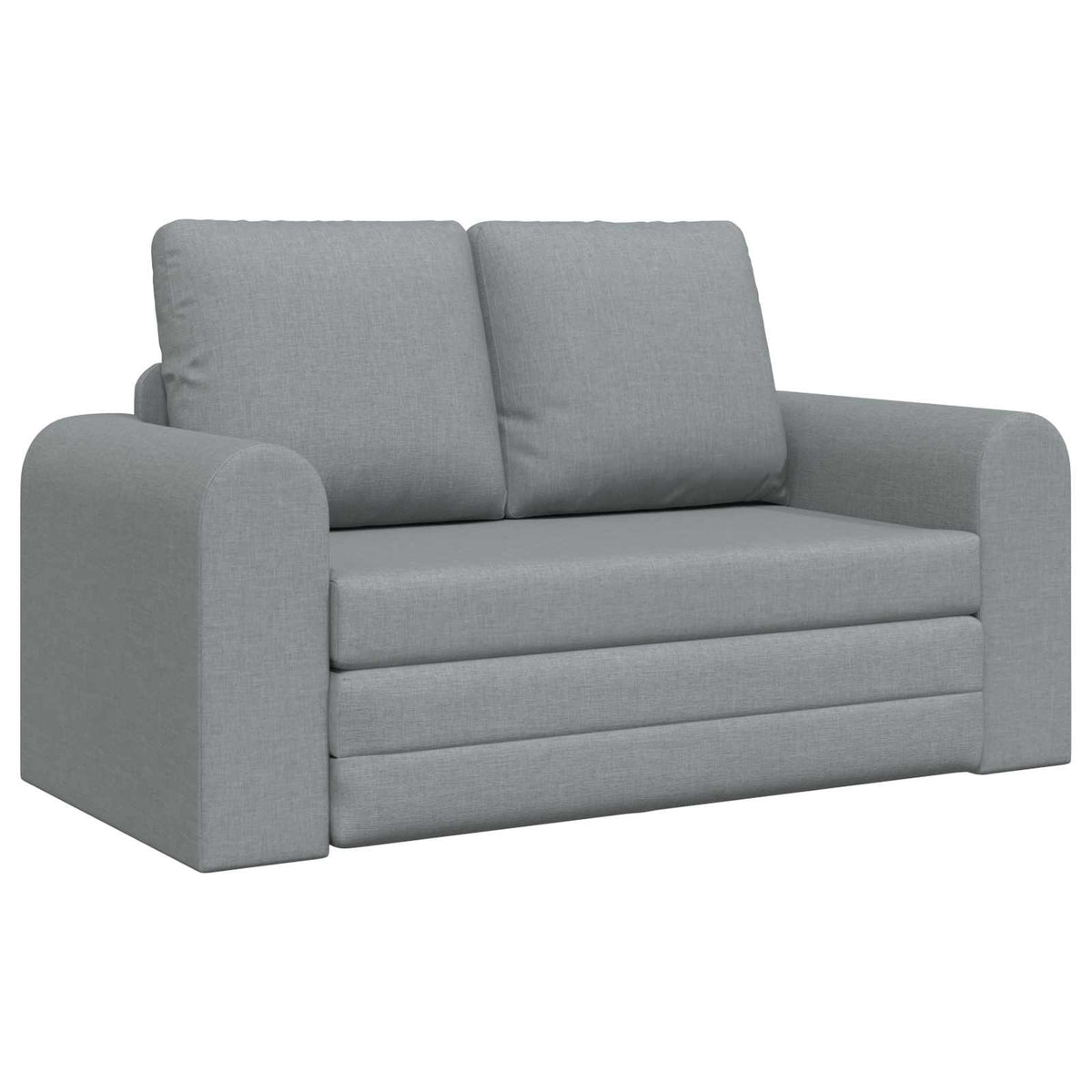 vidaXL Folding Sofa Bed Light Grey 148 x 71 x 83 cm Fabric
