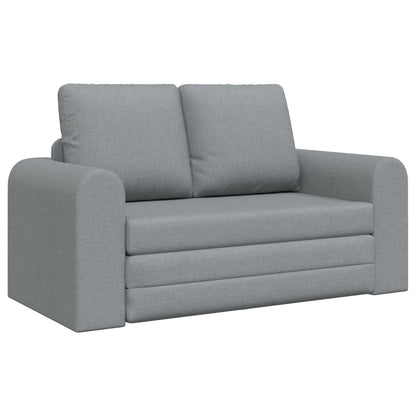 vidaXL Folding Sofa Bed Light Grey 148 x 71 x 83 cm Fabric