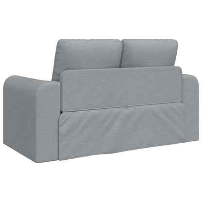 vidaXL Folding Sofa Bed Light Grey 148 x 71 x 83 cm Fabric