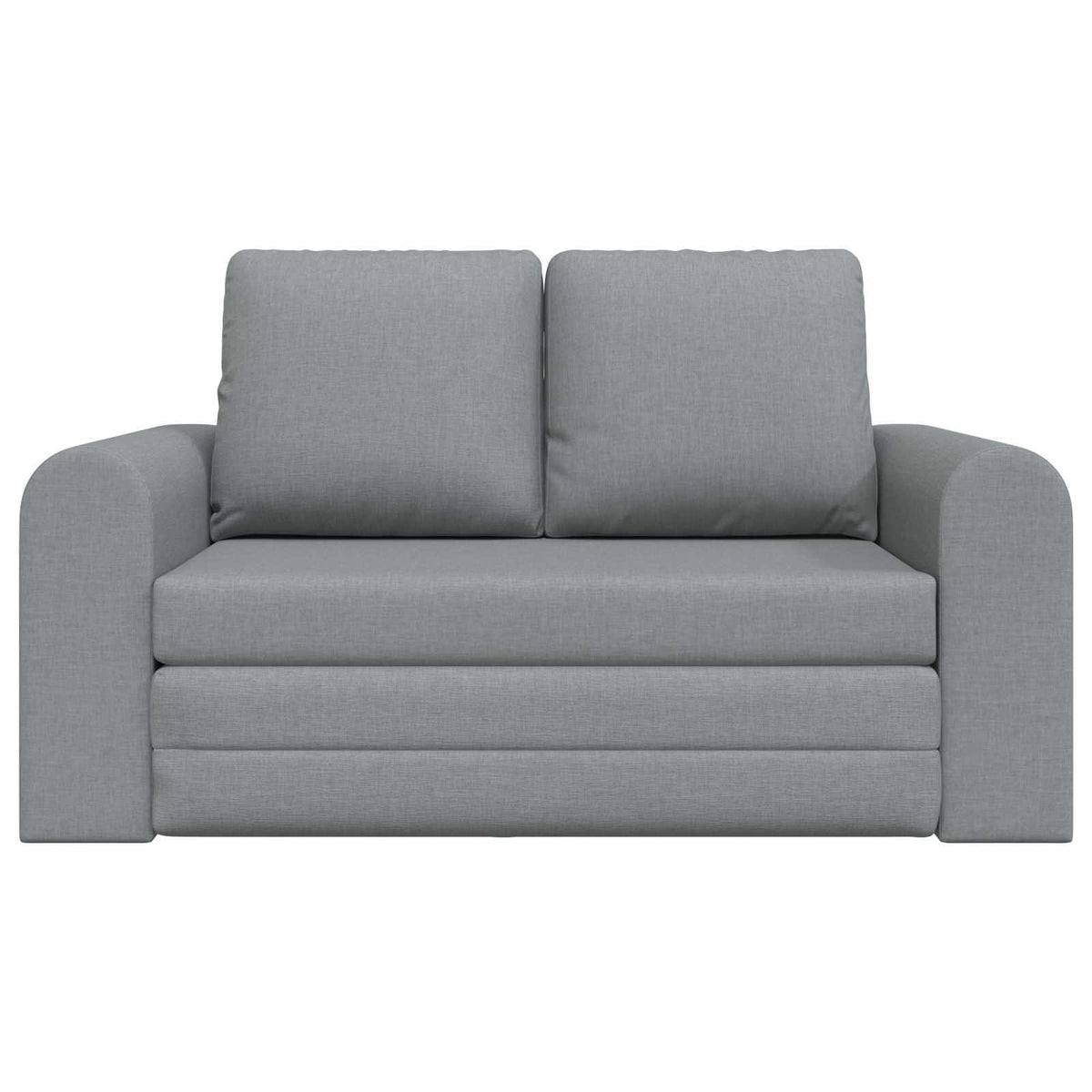 vidaXL Folding Sofa Bed Light Grey 148 x 71 x 83 cm Fabric