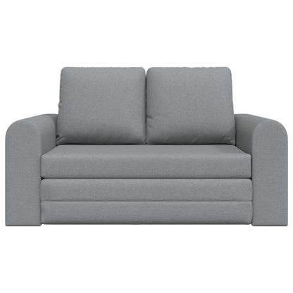 vidaXL Folding Sofa Bed Light Grey 148 x 71 x 83 cm Fabric