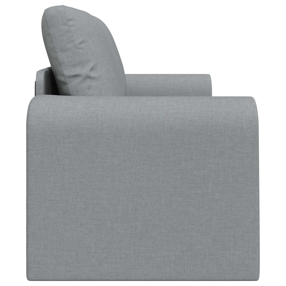 vidaXL Folding Sofa Bed Light Grey 148 x 71 x 83 cm Fabric