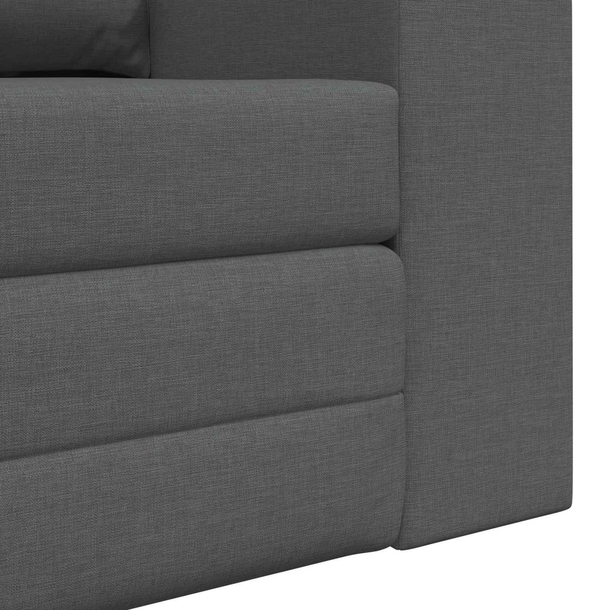 vidaXL Folding Sofa Bed Dark Grey 148 x 71 x 83 cm Fabric