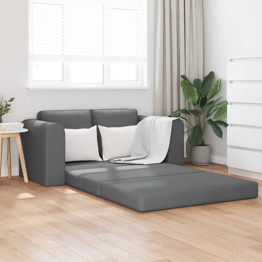 vidaXL Folding Sofa Bed Dark Grey 148 x 71 x 83 cm Fabric