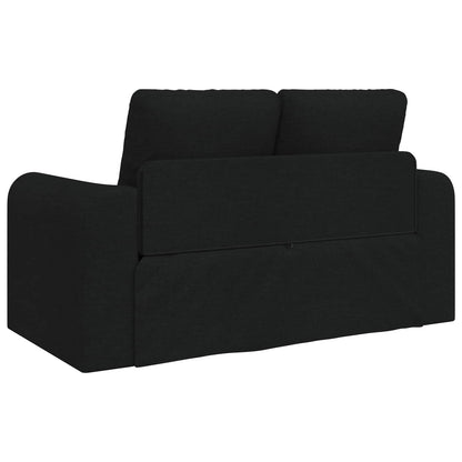vidaXL Folding Sofa Bed Black 148 x 71 x 83 cm Fabric