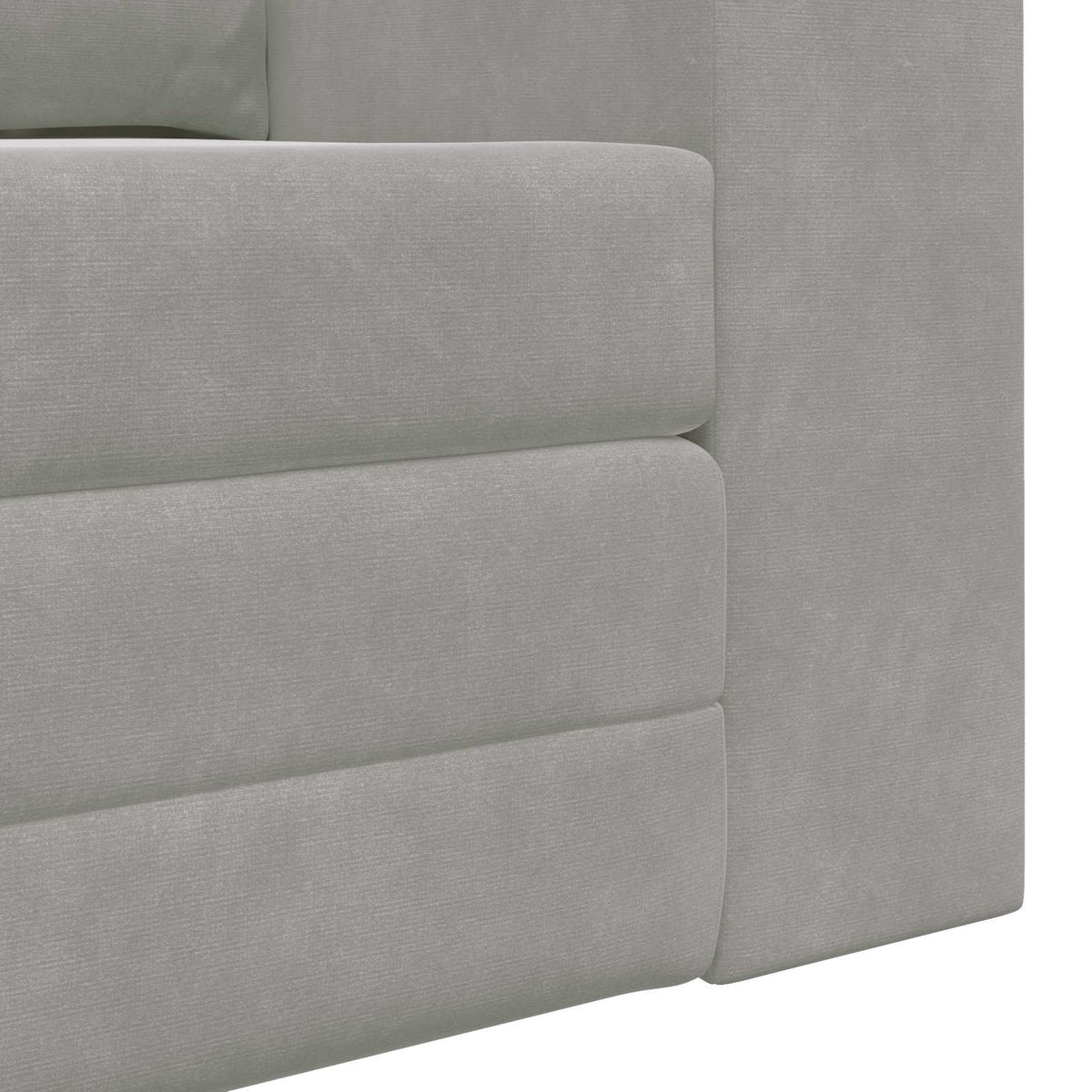 vidaXL Folding Sofa Bed Light Grey 148 x 71 x 83 cm Velvet