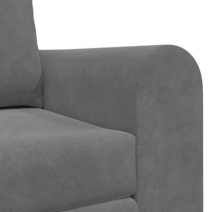 vidaXL Folding Sofa Bed Dark Grey 148 x 71 x 83 cm Velvet