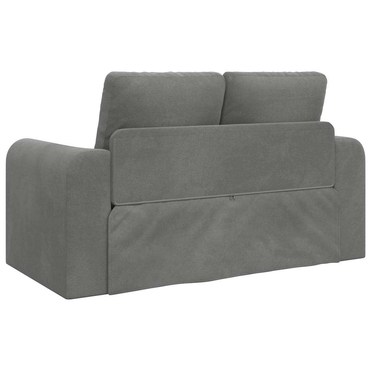 vidaXL Folding Sofa Bed Dark Grey 148 x 71 x 83 cm Velvet