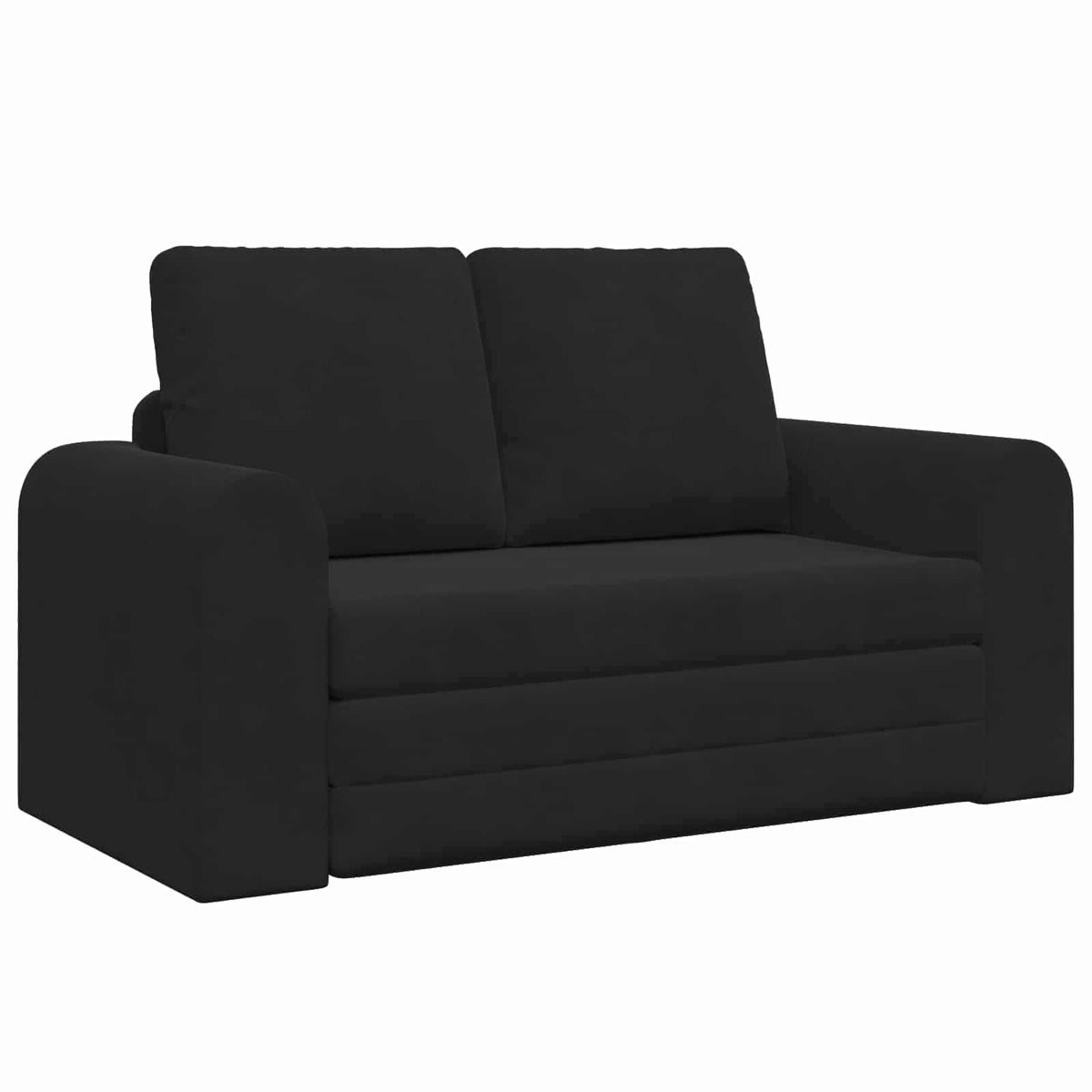 vidaXL Folding Sofa Bed Black 148 x 71 x 83 cm Velvet