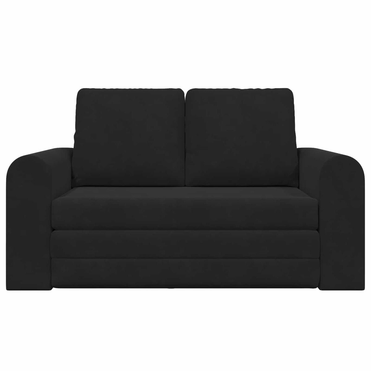 vidaXL Folding Sofa Bed Black 148 x 71 x 83 cm Velvet