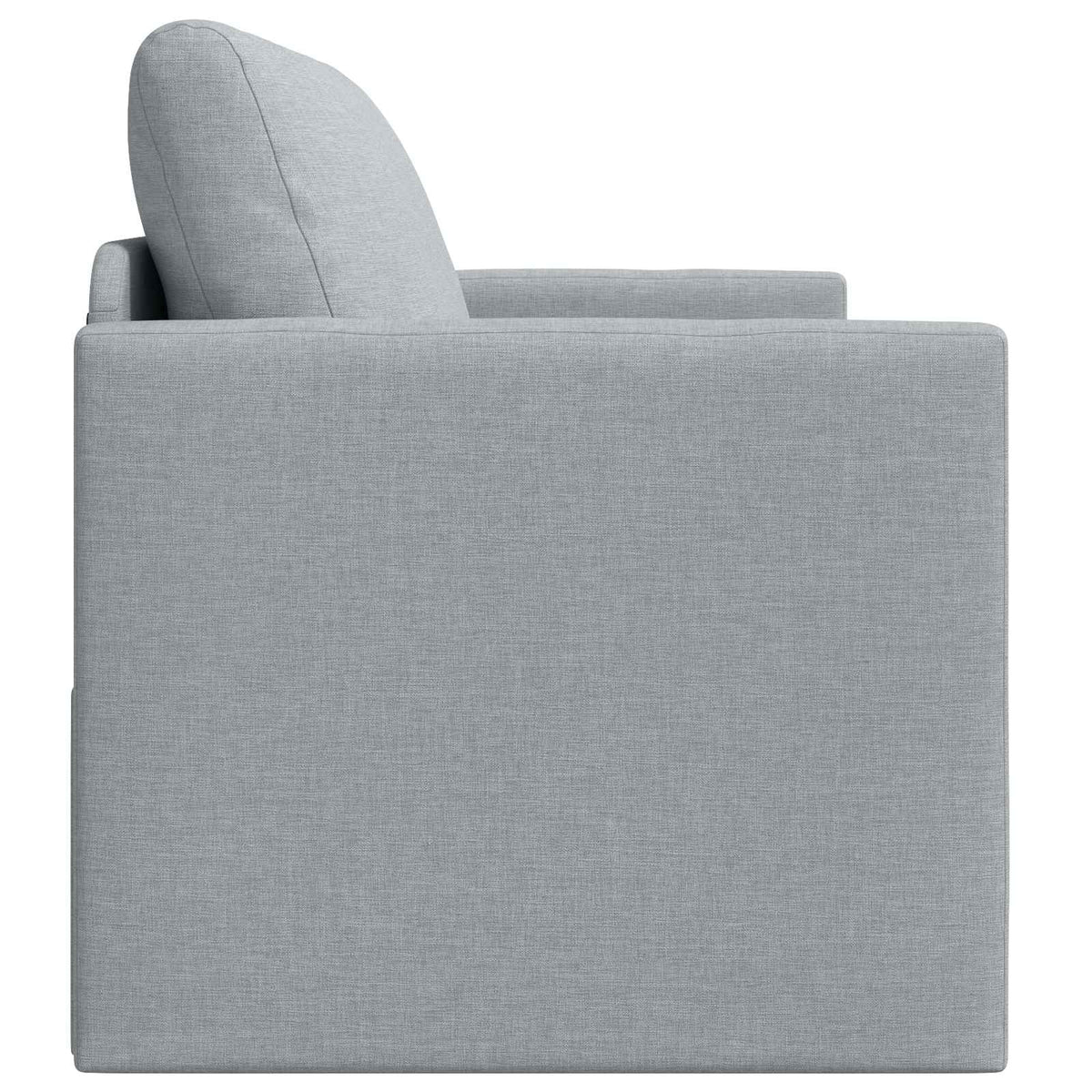 vidaXL 2-Seater Folding Sofa Bed Light Grey 124 x 71 x 78 cm Fabric