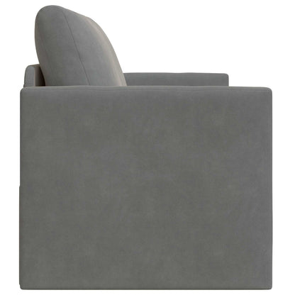 vidaXL Folding Sofa Bed Dark Grey 124 x 71 x 78 cm Velvet
