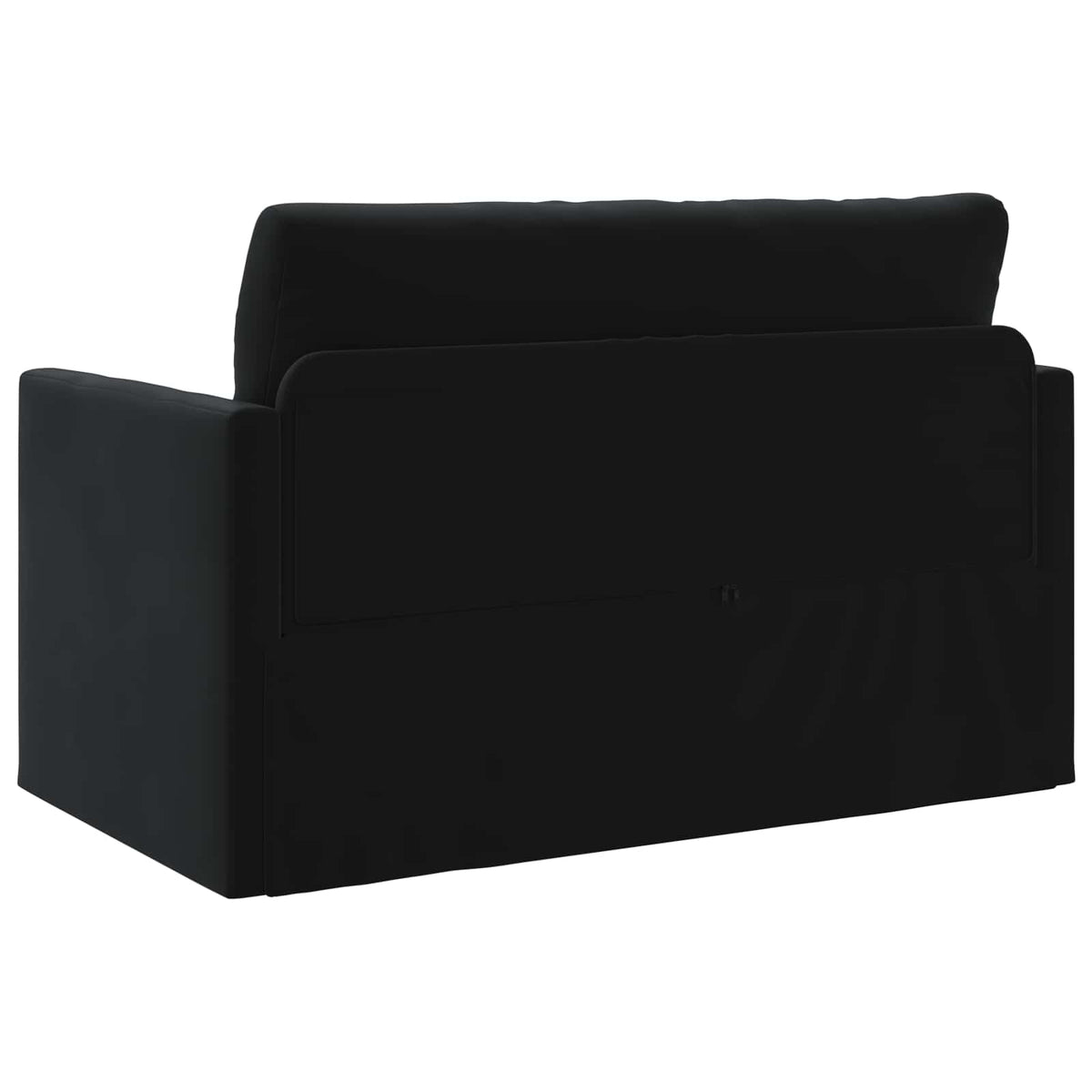 vidaXL Folding Sofa Bed Black 124 x 71 x 78 cm Velvet