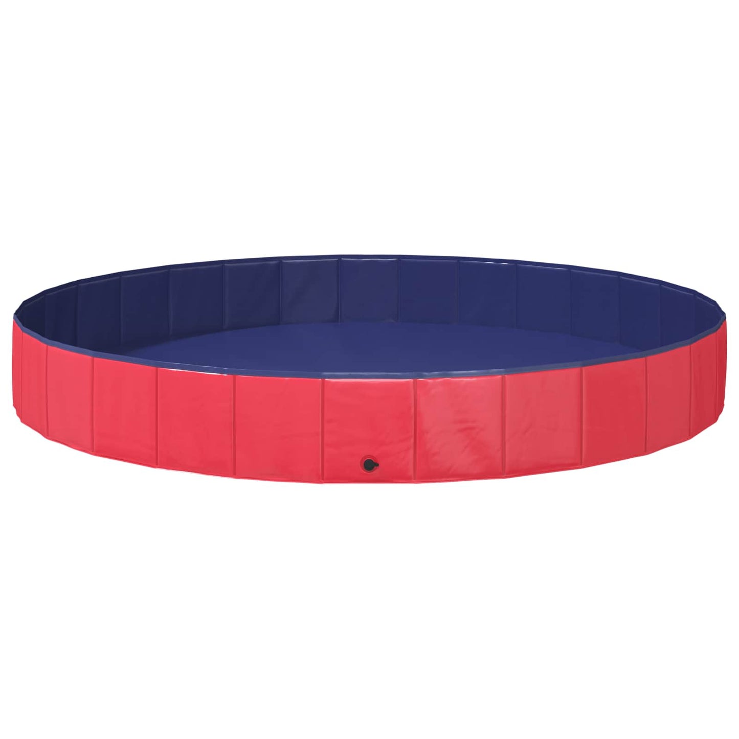vidaXL Children Swimming Pool Folding Red Ø300 x 38 cm