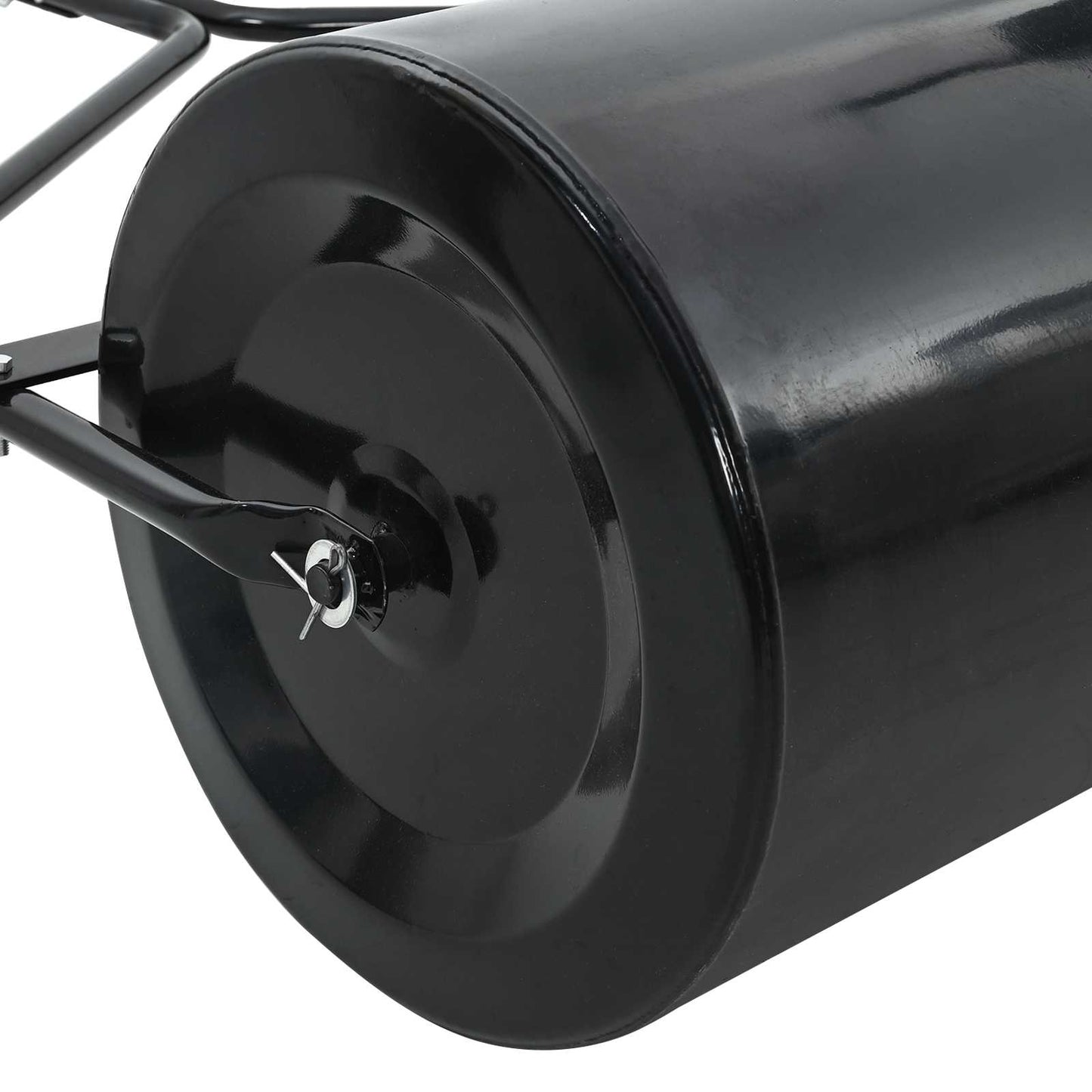 vidaXL Garden Lawn Roller 120 x 99 cm 110 L Iron - Black