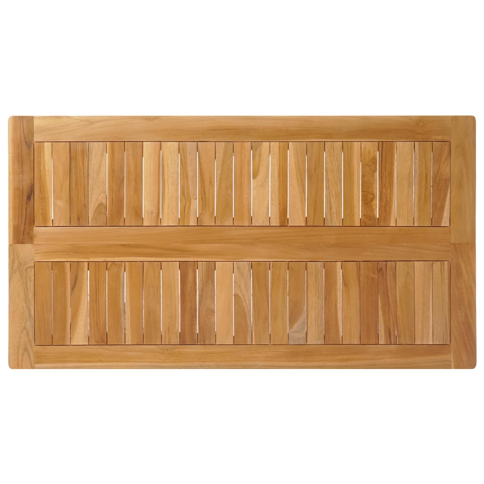 vidaXL Bar Table Natural 110 x 60 x 105 cm Solid-Teak - Brown