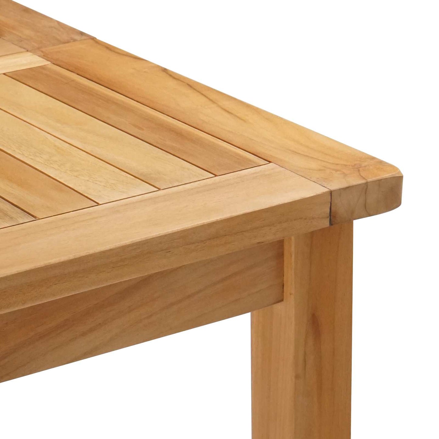 vidaXL Bar Table Natural 150 x 75 x 105 cm Solid Teak Wood - Brown